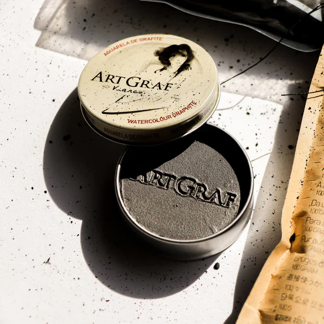Art Graf Water Soluble Graphite Tin - Image 2