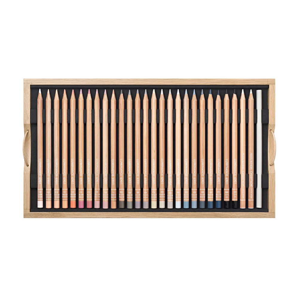 Caran Dache Luminance Pencil 100pce Wooden Box Set - Image 6