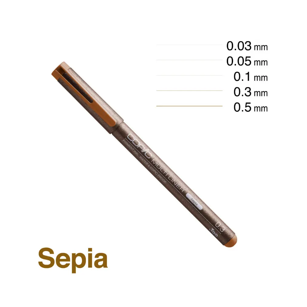 Copic Multiliner Sepia - Image 2