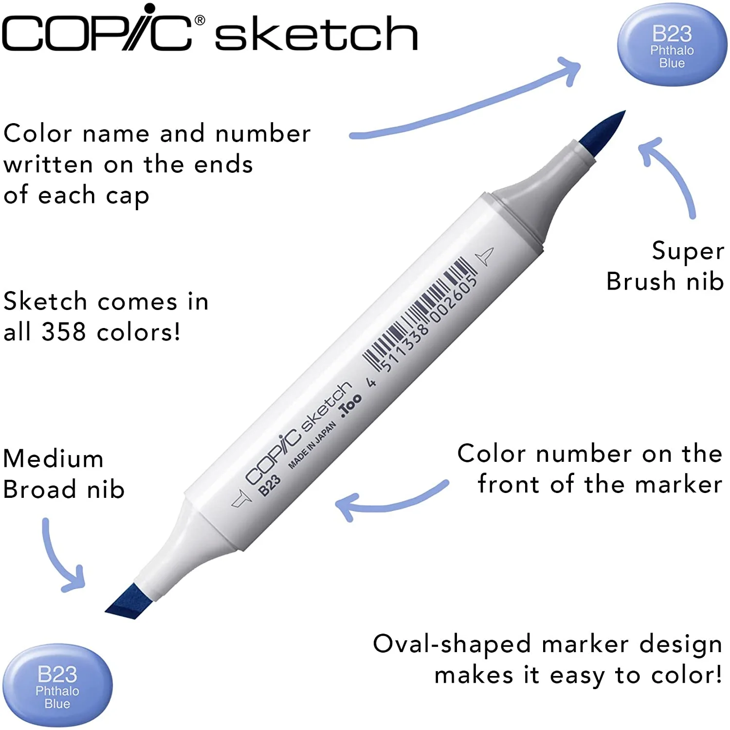 Copic Sketch Set 12 Cool Grey - Image 4