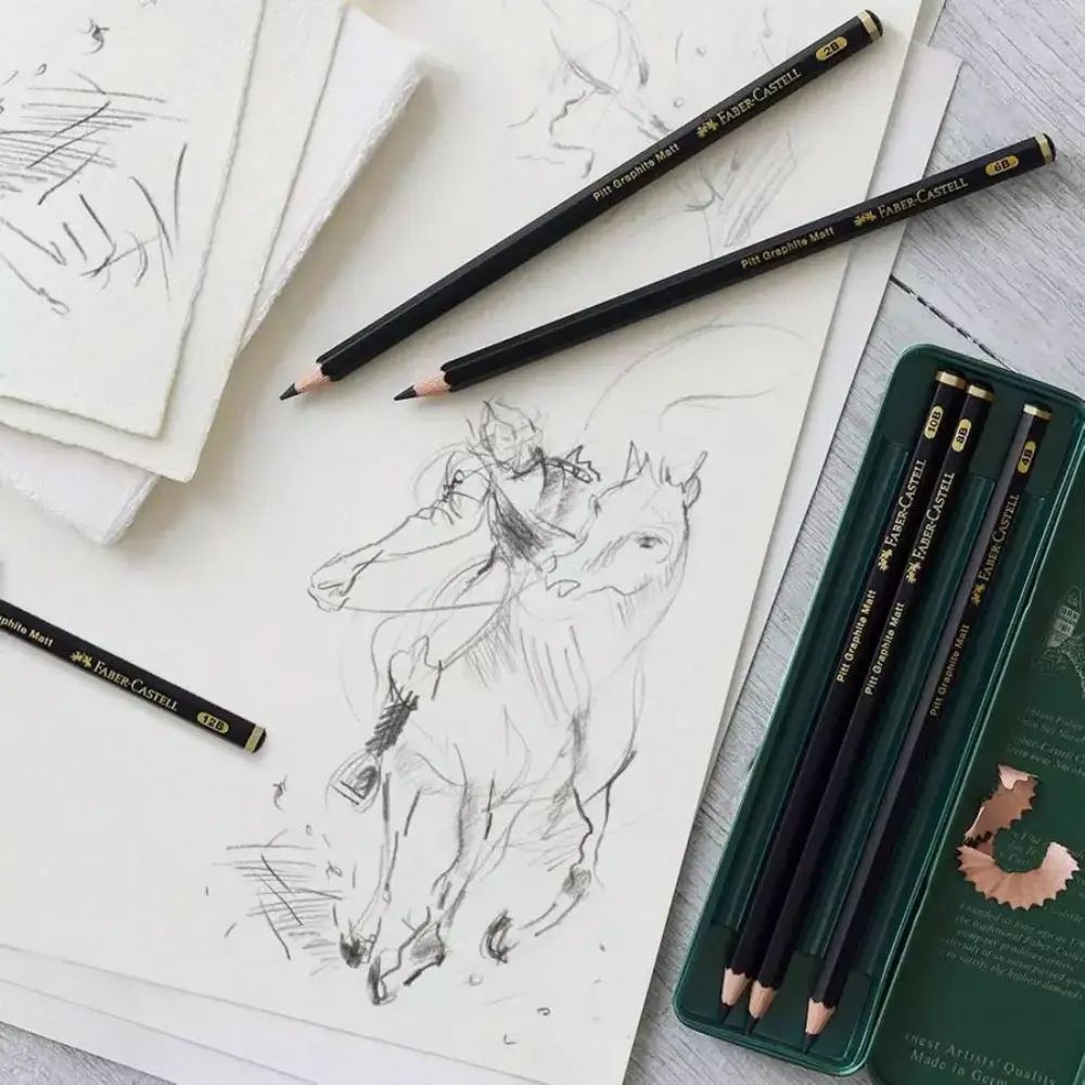 Faber Castell 9000 Graphite Pencils - Image 3