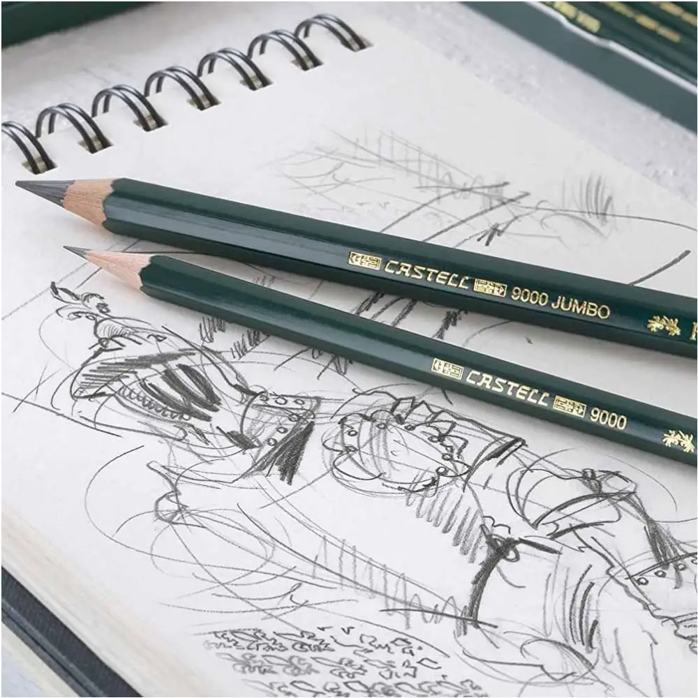 Faber Castell 9000 Jumbo Graphite Pencils - Image 3