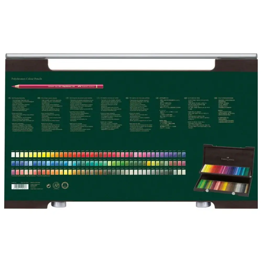 Faber Castell Polychromos- 120 Wooden Box - Image 3