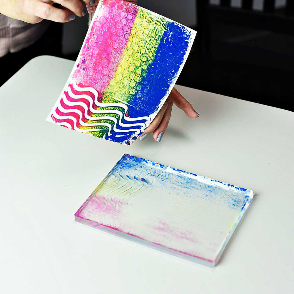 Gel Press Mono Printing Plate 6x6" - Image 4