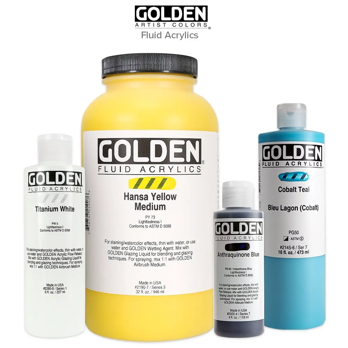 Golden Fluid Acrylic Paints - Image 3