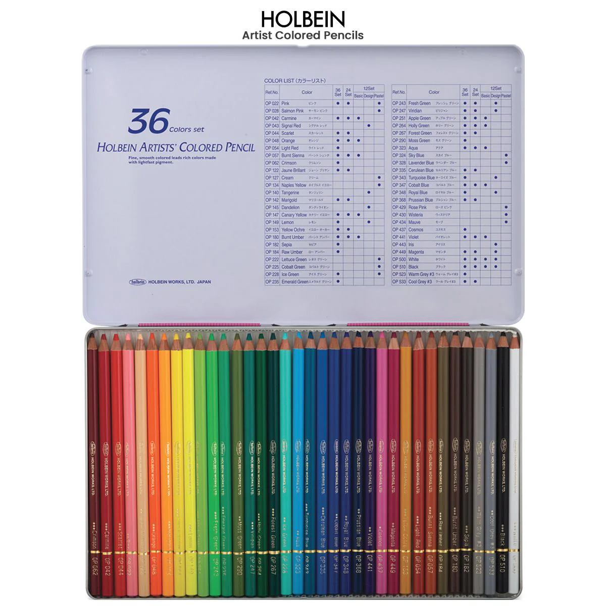 Holbein Artist Coloured Pencil Sets - Image 3