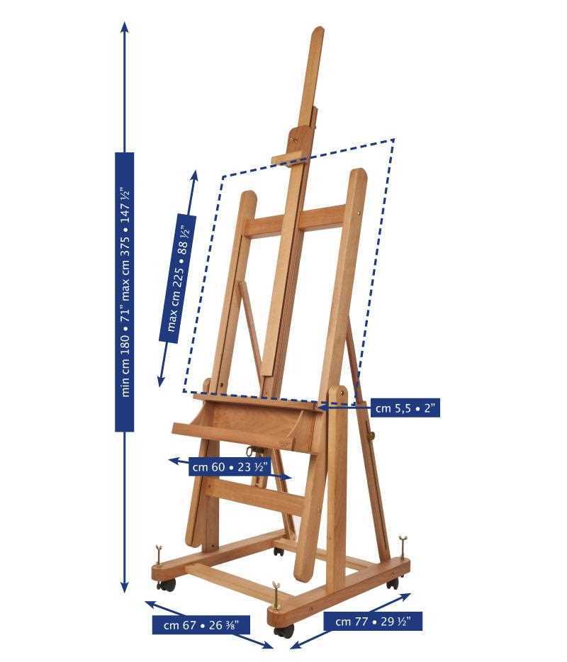 Mabef M18 Studio easel - Image 4