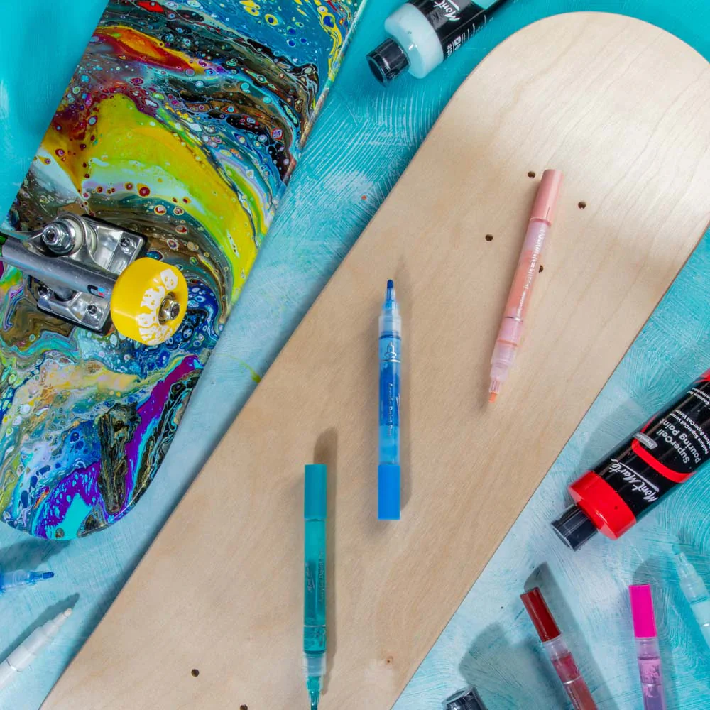 Mont Marte Blank Skateboard Deck - Image 3