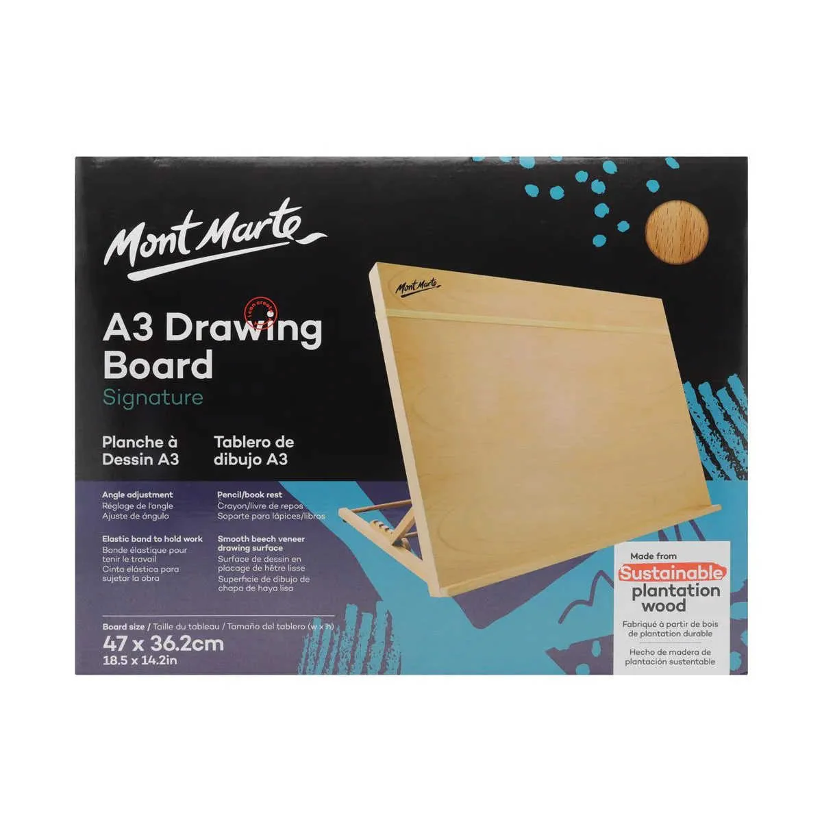 Mont Marte A3 Drawing board - Image 5
