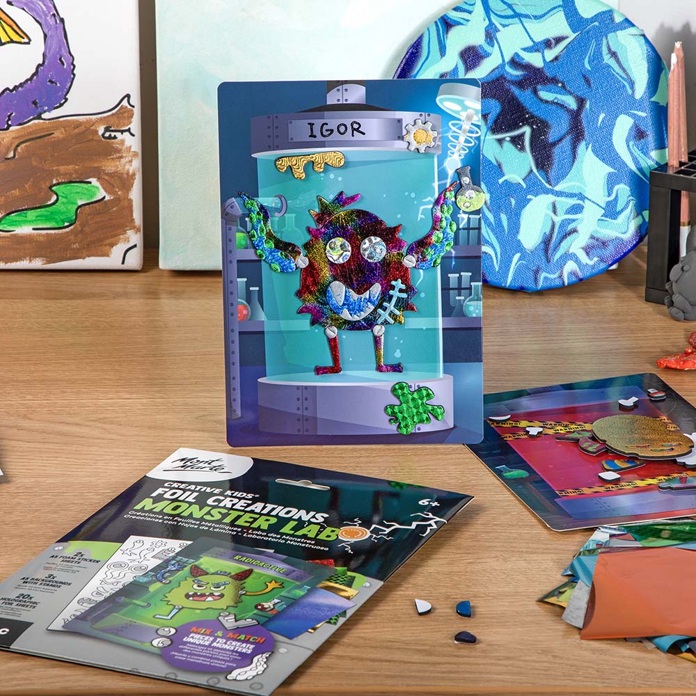 Mont Marte Foil Creations - Monster Lab 25pc - Radioactive - Image 4
