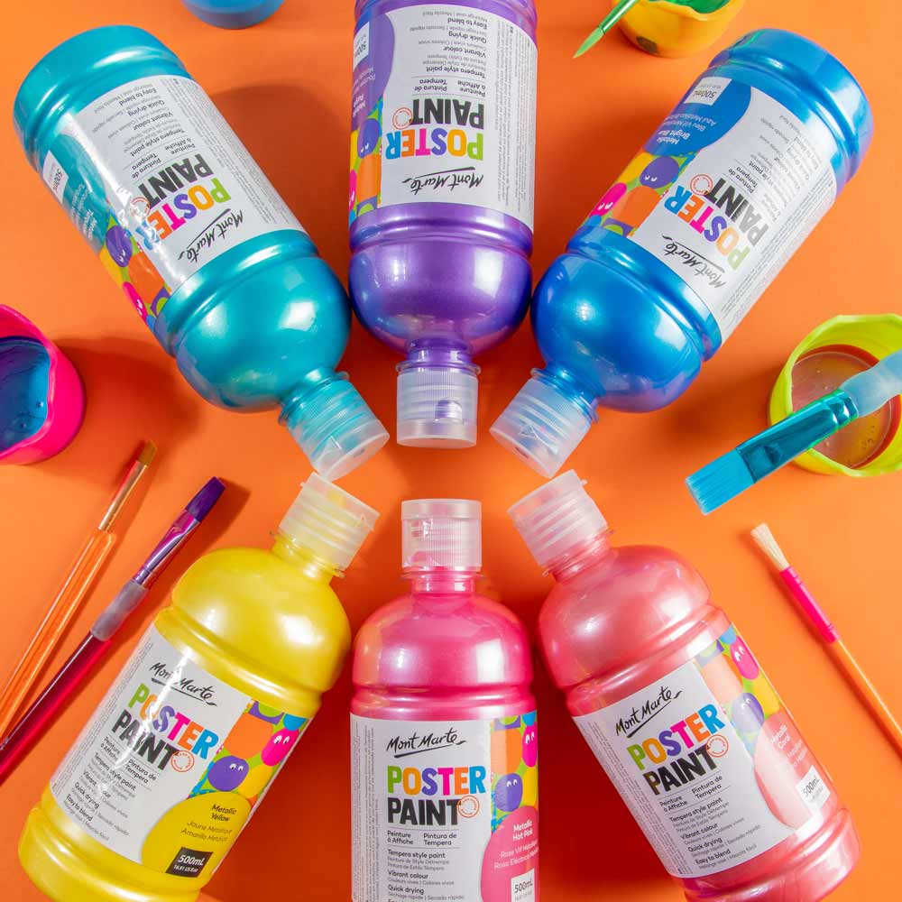 Mont Marte Kids Poster Paints 500ml - Image 6
