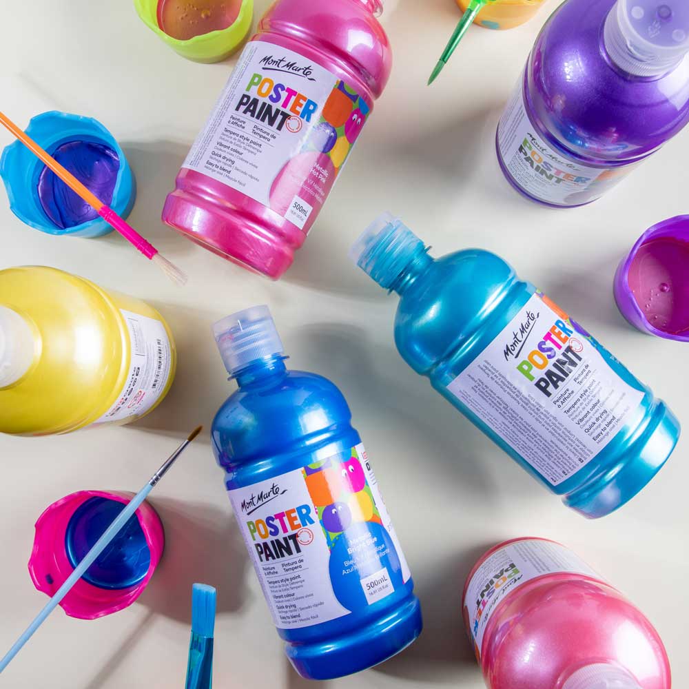 Mont Marte Kids Poster Paints 500ml - Image 7