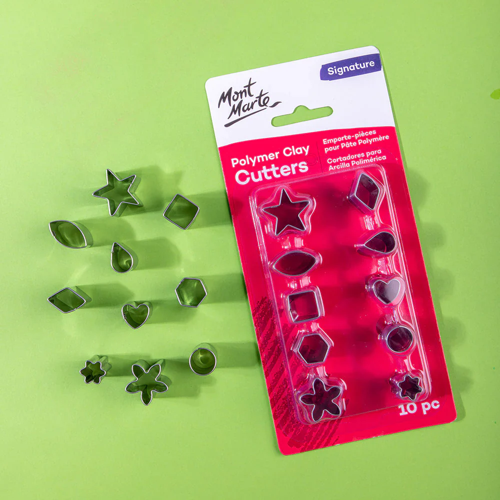 Mont Marte Polymer Clay Cutters 10pk - Image 2