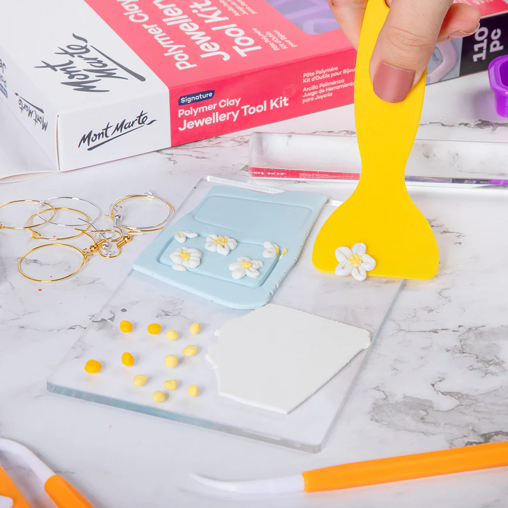 Mont Marte Polymer Clay Jewellery Making Kit - Image 3