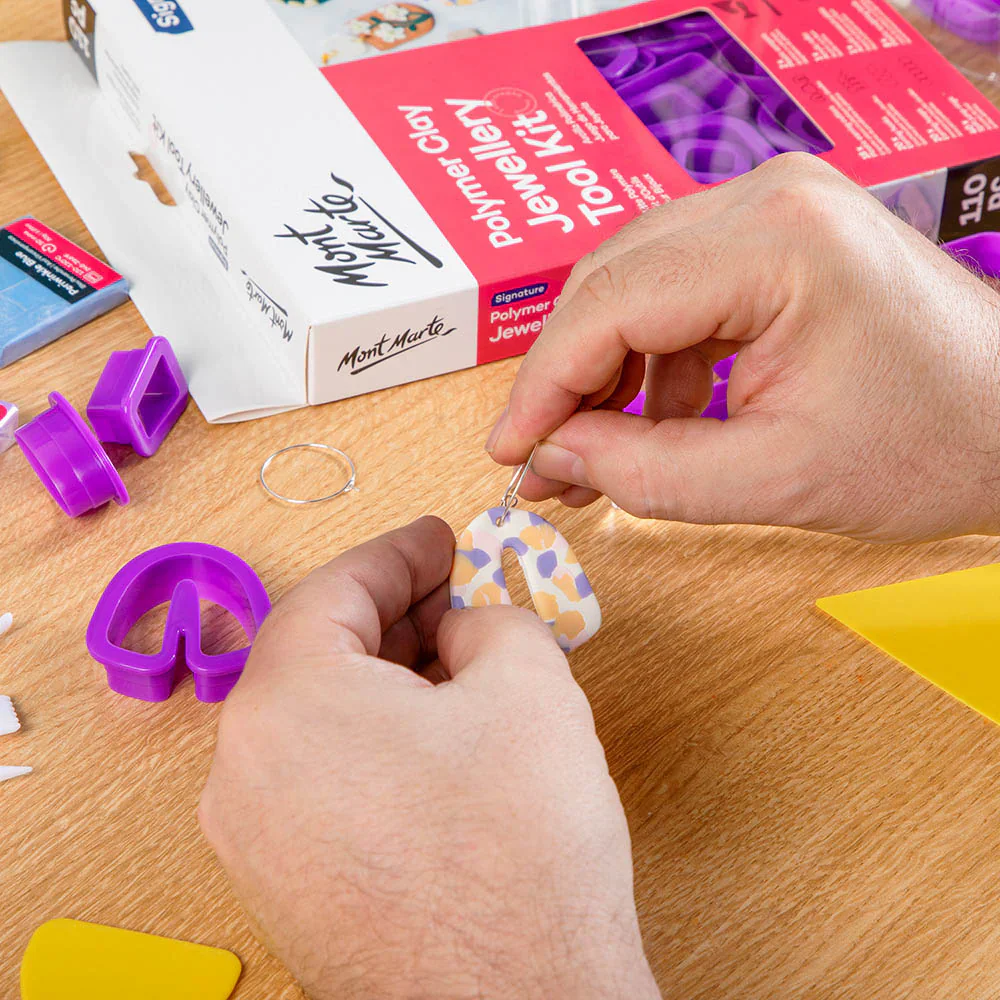 Mont Marte Polymer Clay Jewellery Making Kit - Image 4