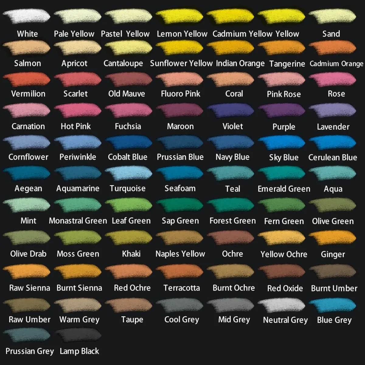 Mont Marte Soft Pastel Set 72pc - Image 4