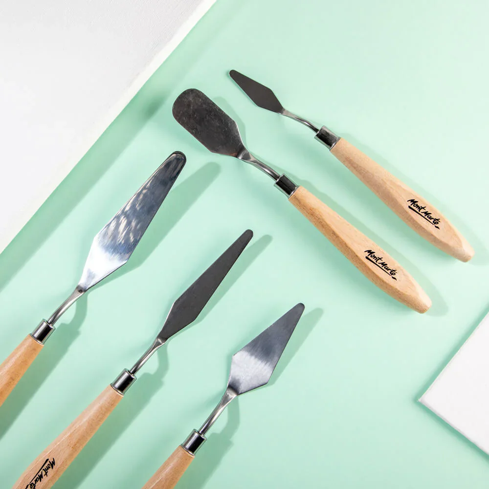 Mont Marte Stainless Palette Knife Set - Image 2