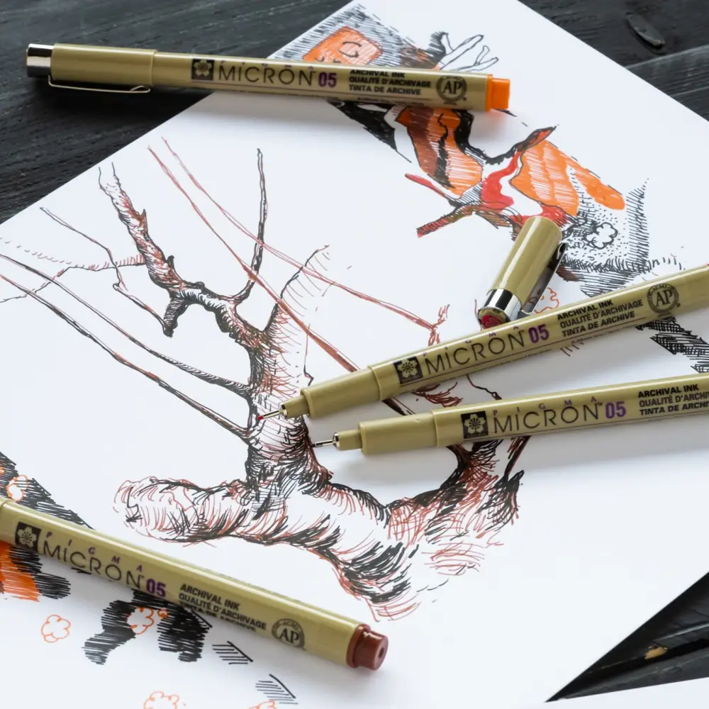 Sakura Pigma Micron Pen 0.5 - Coloured - Image 3