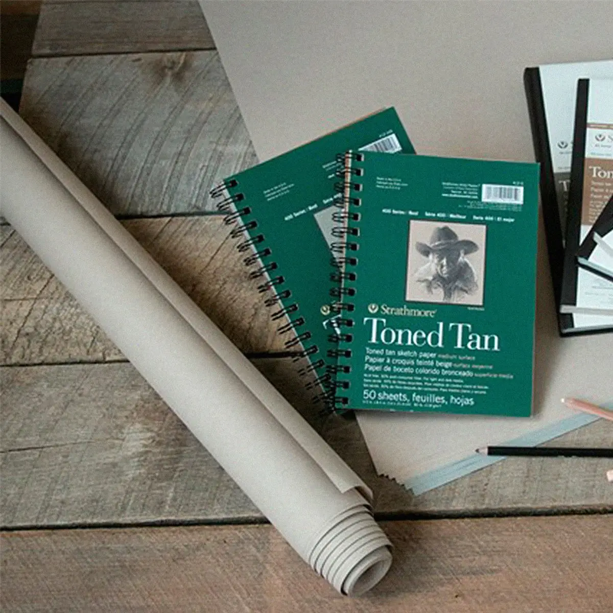 Strathmore Toned Paper Pad - Tan - Image 3