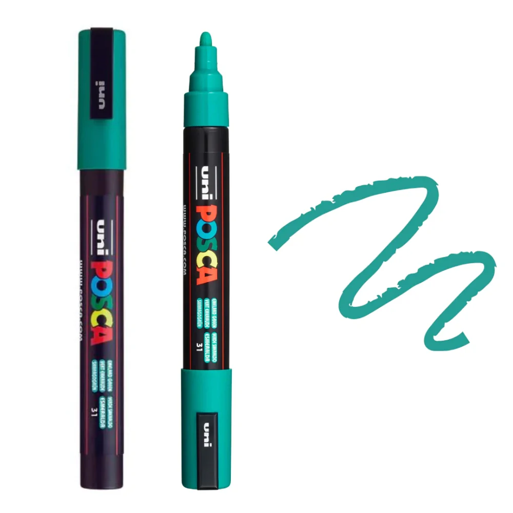 Uni POSCA Marker Pen PC-5M Metallic Set 8pk - Image 3