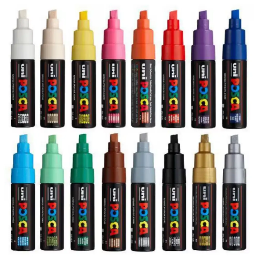 Uni Posca Pen PC-8K 16 Assorted Set - Image 2