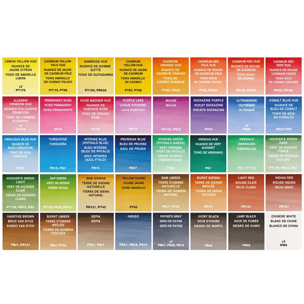 Winsor & Newton Cotman Half Pan Studio Set 45 Piece - Image 4