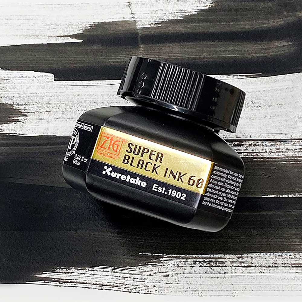 ZIG Kuretake Special Black Ink - Image 3